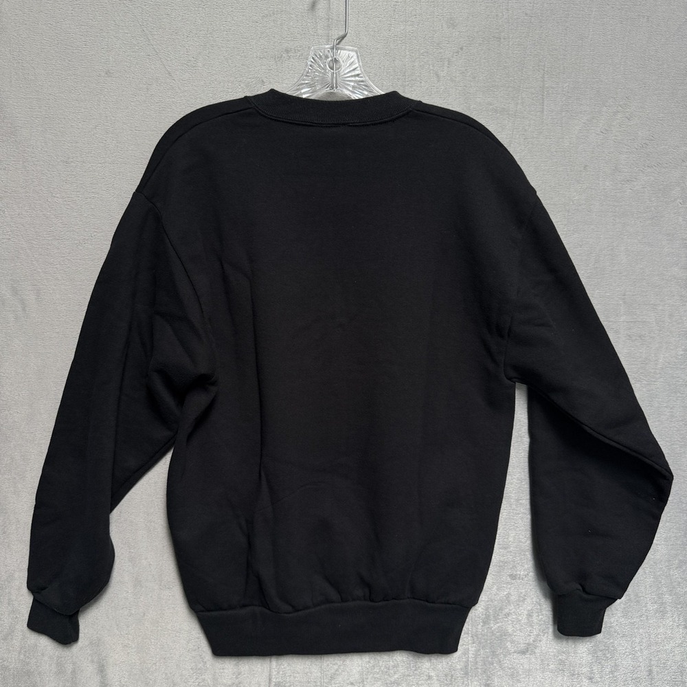 Jerzees Sweatshirt Mens Medium Black Pullover Fleece I Toot Da Flute Funny Music - Picture 5 of 7